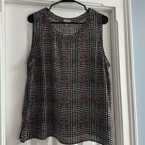 Talbots Plaid Tank Top